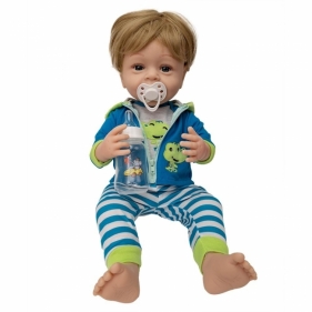 Interaktywny realistyczny lalka bobas – chłopiec, 54 cm (128832)