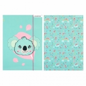 Teczka z gumką A4 Koala mix