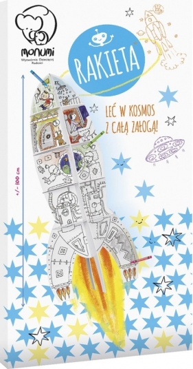Kolorowanka 3D XXL Rakieta (MO-489832)