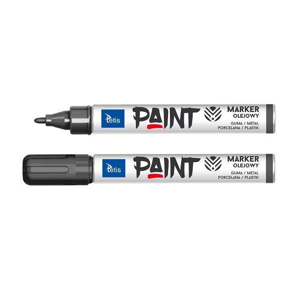 Marker olejowy Tetis 2mm, 6g - czarny (KM202-V)