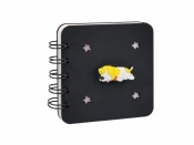 Notes silikon czarny + przypinka