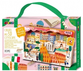 Stwórz pejzaż miejski Rzym - puzzle drewniane 3D (PZ245083)