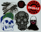 Stickerbomb Skulls - <br />