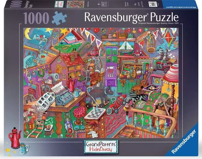 <img src='https://webimage.pl/pics/833/2/d4005555002833.png' style='height:440px' /> Ravensburger, Puzzle 1000: Poddasze (12000283)