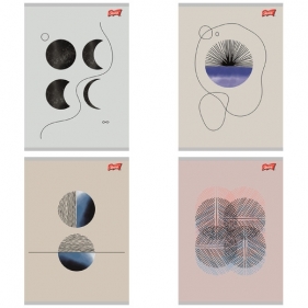 Zeszyt A5/60 kartki w linię - laminowana okładka UV 70 g/m2 - Minimalism, 1 szt.