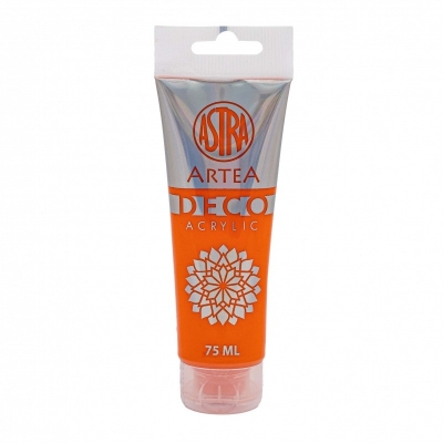 Farba akrylowa Deco Artea 75 ml tuba pomarańczowy