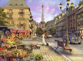 Puzzle 500: Wieczorny spacer po Paryżu (14683)
