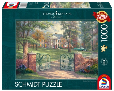 <img src='https://webimage.pl/pics/833/7/d4001504587833.jpg' style='height:440px' /> Puzzle 1000 PQ T. Kinkade Graceland latem 112730