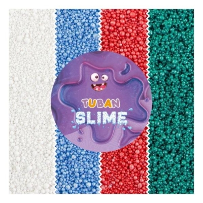 Slime brokat mineralny 4 kolory 12g TUBAN