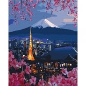Malowanie po numerach BRUSHME 40x50 cm Podróż po Japonii
