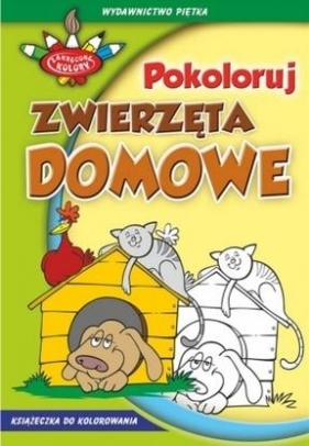 Zakręcone kolory. Pokoloruj zwierzęta domowe - Opracowanie zbiorowe