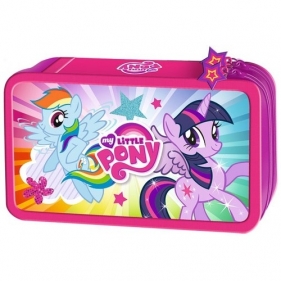 Piórnik podwójny My Little Pony z wyposażeniem - <br />