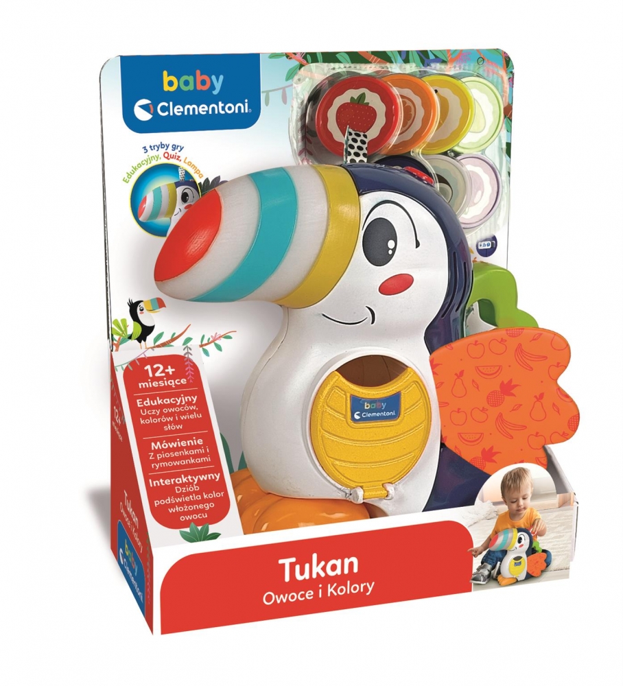 Interaktywny Tukan - owoce i kolory (50383)