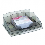 Przybornik na biurko z karteczkami plastik dymny Office Products (18156411-91)