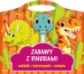 Zabawy z dinusiami. Naklejki, kolorowanki, zadania Opracowanie zbiorowe