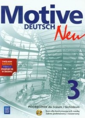Motive Deutsch Neu 3. Podręcznik z płytą CD. Zakres podstawowy i rozszerzony - Jarząbek Alina Dorota, Koper Danuta