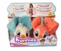 Bunnies Friends: Pluszowy ptaszek z magnesem 2-Pak - biało-niebieski i ciemnoróżowy (BUN 097223/097834)