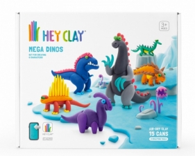 Hey Clay Masa Plastyczna Zestaw Mega Dinozaury (HCL15017CEE15)