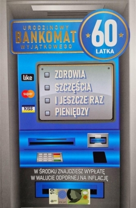 Karnet Urodziny 60 męskie