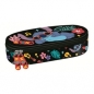 Piórnik saszetka usztywniona z wewnętrzną klapką -Stitch Black Aloha