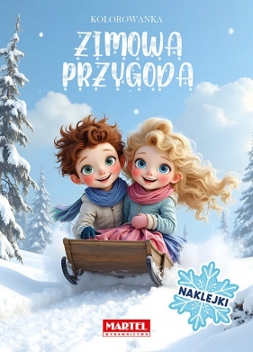 Zimowa przygoda z naklejkami - Klaudia Jędrysiak