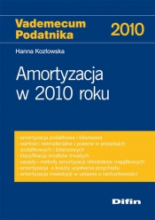 Amortyzacja w 2010 roku - Kozłowska Hanna