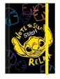 Coolpack, Teczka przestrzenna tekturowa A4 z gumką Disney Black - Stitch (91835PTR)