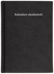 Kalendarz akad. 2023/24 A5 tyg. Vivella czarny