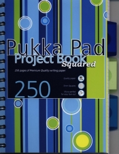 Kołozeszyt A5 Pukka Pad Stripe w kratkę 250 stron różowo-niebieski