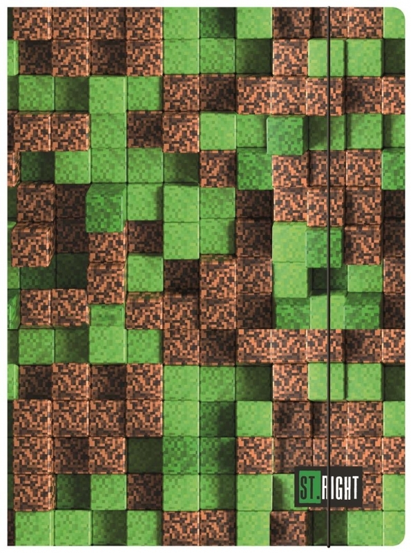 Teczka z gumką A4 St.Right - Pixel Cubes