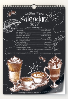 Kalendarz 2027 Mega Coffee ścienny