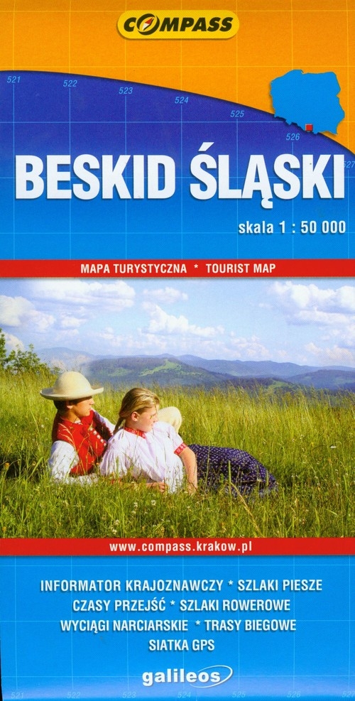 Beskid Śląski Mapa turystyczna 1: 50 000