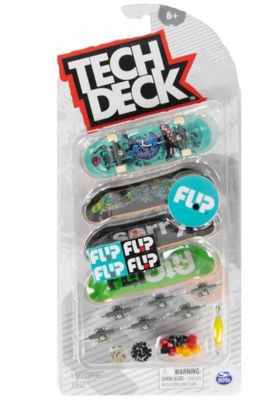 Tech Deck fingerboard - zestaw 4pk Flip (6028815/20136718)