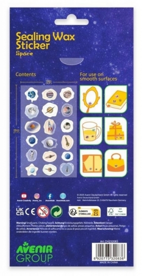 Naklejki woskowe - Kosmos (CH232083)