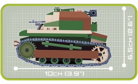 Cobi: Mała Armia WWII. TKS Tankietka - polski lekki czołg rozpoznawczy (2383)
