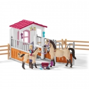 Schleich 42369 Zagroda dla koni, stajenna + konie arabskie
