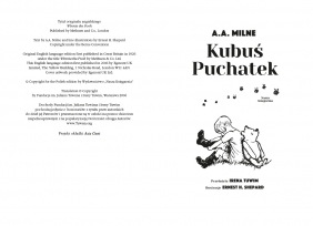 Kubuś Puchatek - A.A. Milne