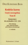 Kodeks karny Część szczególna Tom 2 Komentarz do artykułów 222-316