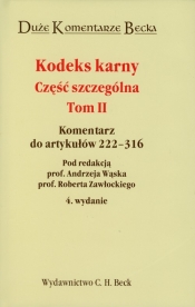 Kodeks karny Część szczególna Tom 2 - <br />