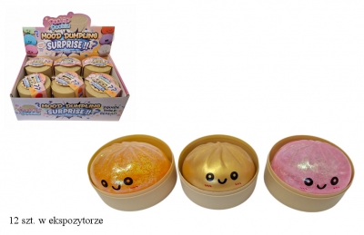<img src='https://webimage.pl/pics/836/6/d2026518326836H8759.jpg' style='height:440px' /> Gniotek pierożek dumpling z kuleczkami brokatowy