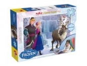 Puzzle dwustronne 35 Kraina Lodu + 8 flamastrów (340-46836)