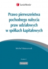 Prawo pierwszeństwa pochodnego nabycia praw udziałowych w spółkach Matuszczak Michał