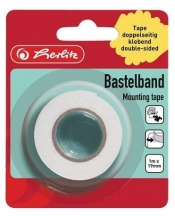 Taśma klejąca dwustronna biała 1m x19mm HERLITZ