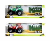 Traktor z przyczepą