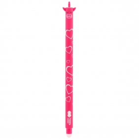 Długopis wymazywalny Happy Color Uszaki 0.5mm niebieski - Pink Unicorn, 1 szt