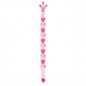 Długopis wymazywalny Happy Color Uszaki 0.5mm niebieski - Pink Unicorn, 1 szt