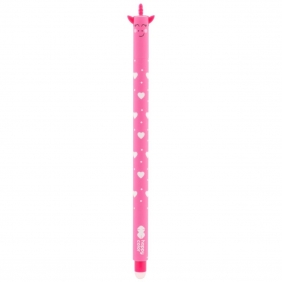 Długopis wymazywalny Happy Color Uszaki 0.5mm niebieski - Pink Unicorn, 1 szt
