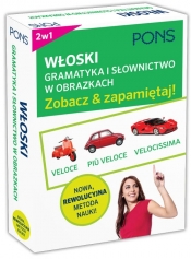 Gramatyka i słownictwo włoskie w obrazkach - zobacz i zapamiętaj!