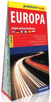 Europa kartonowa mapa samochodowa - Opracowanie zbiorowe
