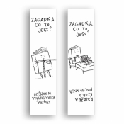 Zakładka kartonowa - Książka trzyma w napięciu